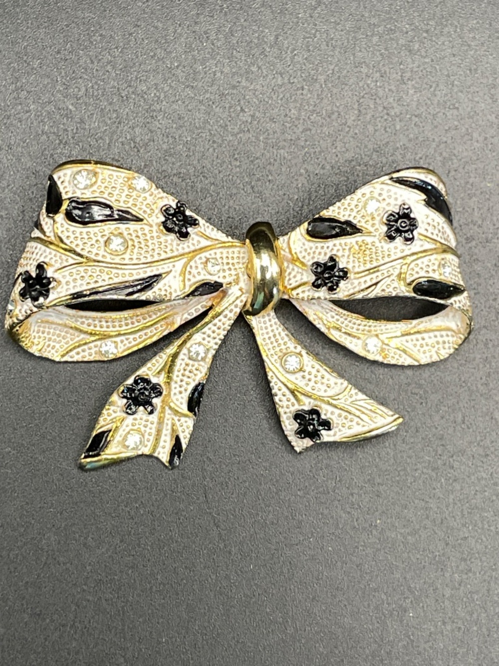 Vintage BSK 1964 My Fair Lady Bow Pin Brooch